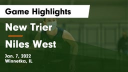 New Trier  vs Niles West  Game Highlights - Jan. 7, 2022