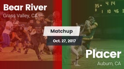Matchup: Bear River High vs. Placer  2017