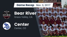 Recap: Bear River  vs. Center  2017