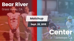 Matchup: Bear River High vs. Center  2018