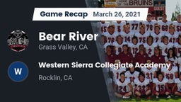 Recap: Bear River  vs. Western Sierra Collegiate Academy 2021