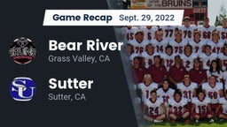 Recap: Bear River  vs. Sutter  2022