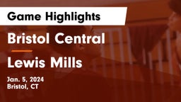 Bristol Central  vs Lewis Mills  Game Highlights - Jan. 5, 2024