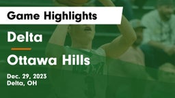 Delta  vs Ottawa Hills  Game Highlights - Dec. 29, 2023