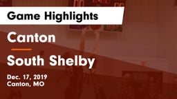 Canton  vs South Shelby  Game Highlights - Dec. 17, 2019