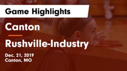 Canton  vs Rushville-Industry  Game Highlights - Dec. 21, 2019