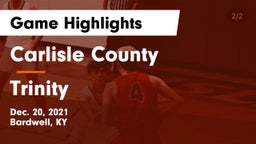 Carlisle County  vs Trinity  Game Highlights - Dec. 20, 2021
