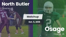 Matchup: North Butler High vs. Osage  2018