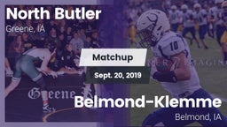 Matchup: North Butler High vs. Belmond-Klemme  2019