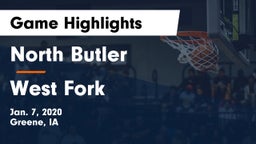 North Butler  vs West Fork  Game Highlights - Jan. 7, 2020