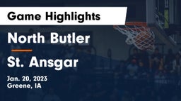 North Butler  vs St. Ansgar  Game Highlights - Jan. 20, 2023