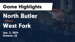 North Butler  vs West Fork  Game Highlights - Jan. 2, 2024