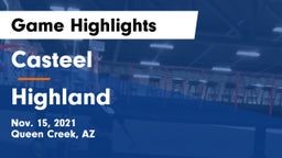 Casteel  vs Highland  Game Highlights - Nov. 15, 2021