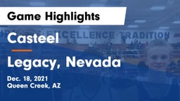 Casteel  vs Legacy, Nevada Game Highlights - Dec. 18, 2021