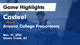 Casteel  vs Arizona College Preparatory  Game Highlights - Nov. 21, 2023