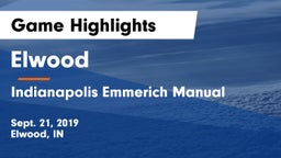Elwood  vs Indianapolis Emmerich Manual Game Highlights - Sept. 21, 2019