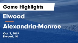 Elwood  vs Alexandria-Monroe  Game Highlights - Oct. 3, 2019