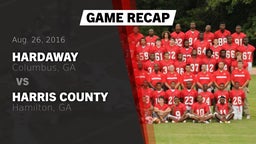 Recap: Hardaway  vs. Harris County  2016