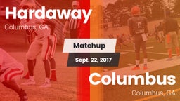 Matchup: Hardaway  vs. Columbus  2017