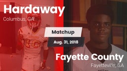 Matchup: Hardaway  vs. Fayette County  2018