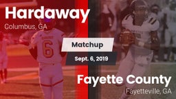 Matchup: Hardaway  vs. Fayette County  2019