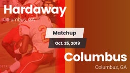 Matchup: Hardaway  vs. Columbus  2019