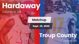 Matchup: Hardaway  vs. Troup County  2020