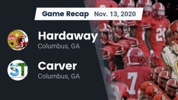 Recap: Hardaway  vs. Carver  2020