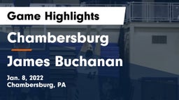 Chambersburg  vs James Buchanan  Game Highlights - Jan. 8, 2022