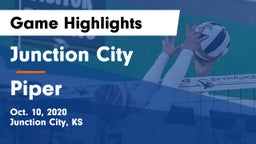 Junction City  vs Piper  Game Highlights - Oct. 10, 2020