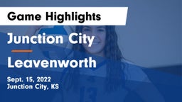 Junction City  vs Leavenworth  Game Highlights - Sept. 15, 2022