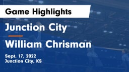 Junction City  vs William Chrisman Game Highlights - Sept. 17, 2022