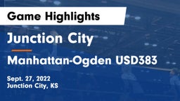 Junction City  vs Manhattan-Ogden USD383 Game Highlights - Sept. 27, 2022