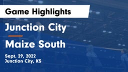 Junction City  vs Maize South  Game Highlights - Sept. 29, 2022