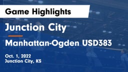 Junction City  vs Manhattan-Ogden USD383 Game Highlights - Oct. 1, 2022
