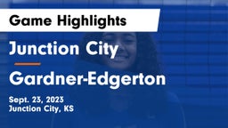 Junction City  vs Gardner-Edgerton  Game Highlights - Sept. 23, 2023