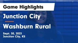 Junction City  vs Washburn Rural  Game Highlights - Sept. 30, 2023