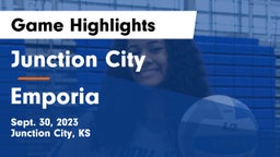 Junction City  vs Emporia  Game Highlights - Sept. 30, 2023