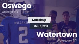 Matchup: Oswego  vs. Watertown  2018