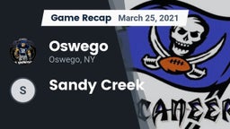 Recap: Oswego  vs. Sandy Creek  2021