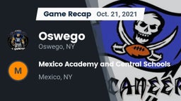 Recap: Oswego  vs. Mexico Academy and Central Schools 2021
