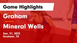 Graham  vs Mineral Wells  Game Highlights - Jan. 21, 2022