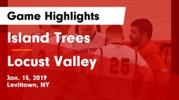 Island Trees  vs Locust Valley  Game Highlights - Jan. 15, 2019