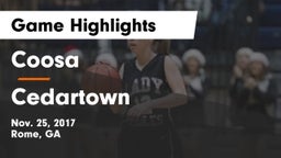 Coosa  vs Cedartown  Game Highlights - Nov. 25, 2017