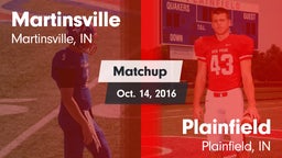 Matchup: Martinsville HS vs. Plainfield  2016