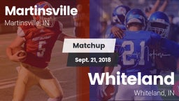 Matchup: Martinsville HS vs. Whiteland  2018