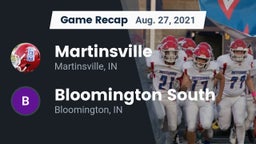 Recap: Martinsville  vs. Bloomington South  2021