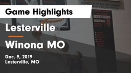 Lesterville  vs Winona MO Game Highlights - Dec. 9, 2019