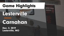 Lesterville  vs Carnahan  Game Highlights - Dec. 2, 2019