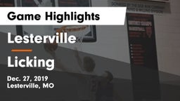 Lesterville  vs Licking  Game Highlights - Dec. 27, 2019